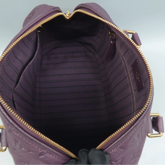 SOLD! Do Not Purchase! Louis Vuitton Speedy Bandouliere 25 in Purple Monogram - Picture 7 of 12